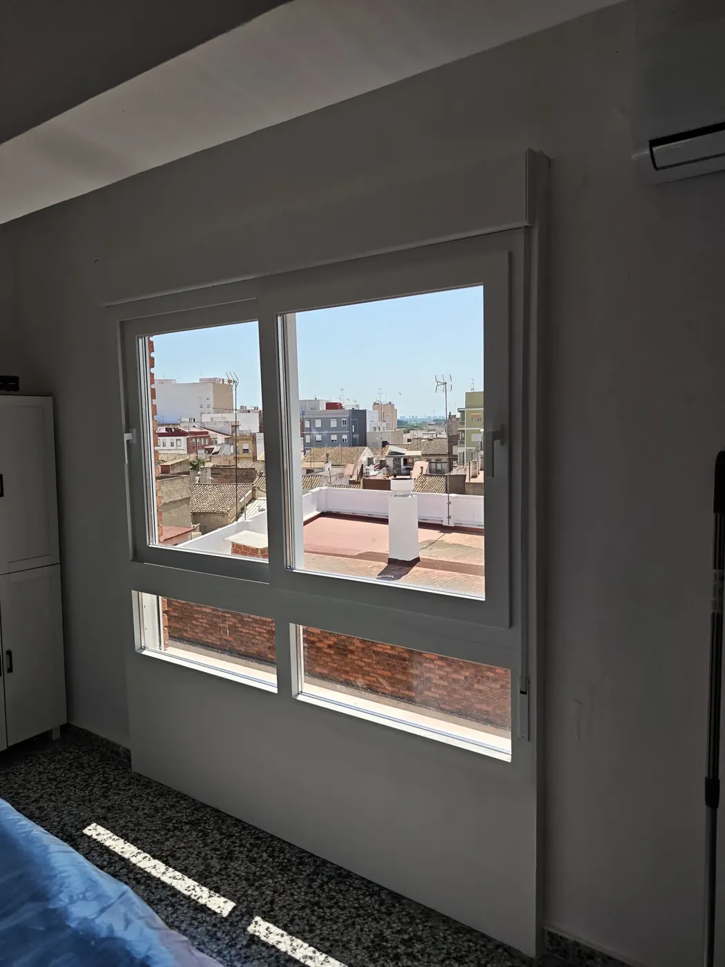 Ventana instalada y rematada
